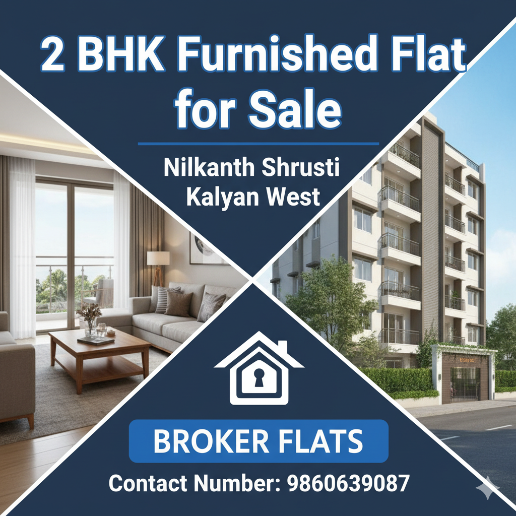 2 BHK Furnished Flat for Sale in Nilkanth Shrushti Kalyan West, Thane