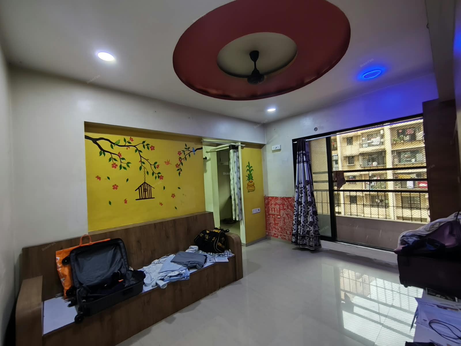 Fully Furnished 1 BHK Flat for Sale in Raunak City, Kalyan West