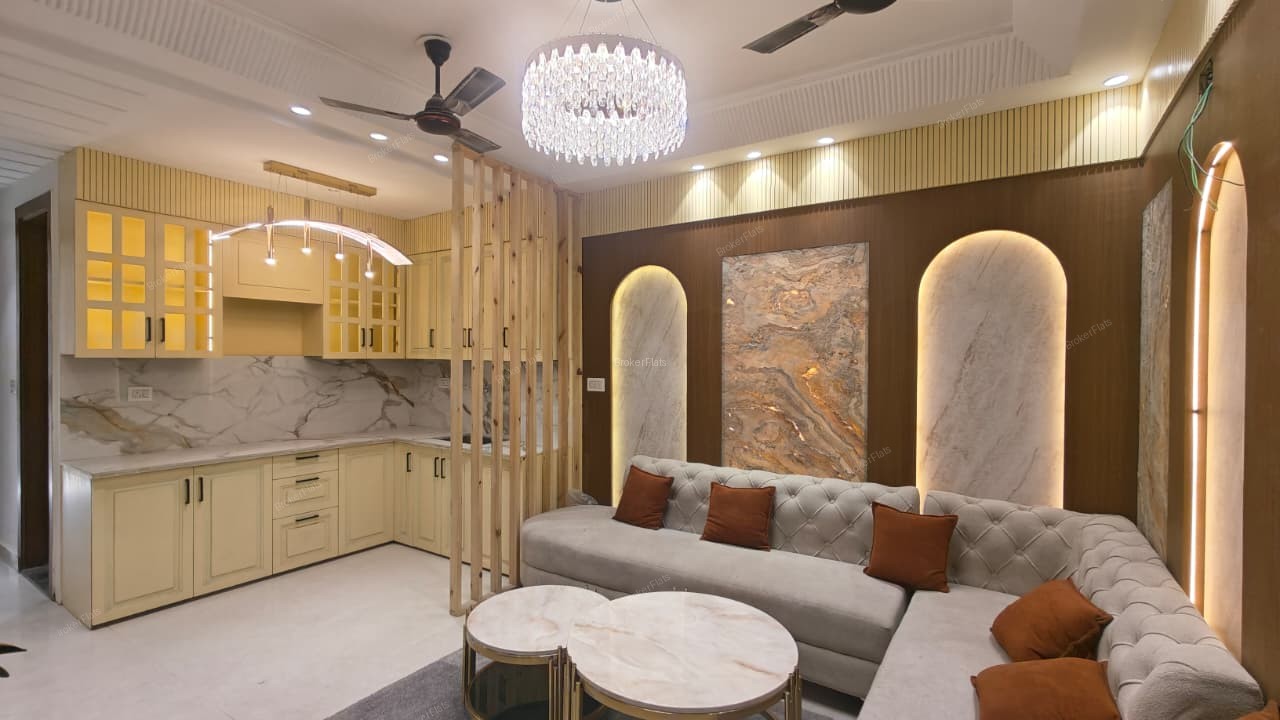 3 BHK Semi Furnished Builder Floor for Sale in Gagan Bharti Mohan Garden Delhi at ₹44.90 Lakh